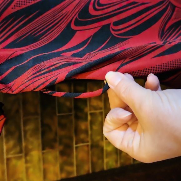 Red and Black Dress Shirt - Picture 2 of 3